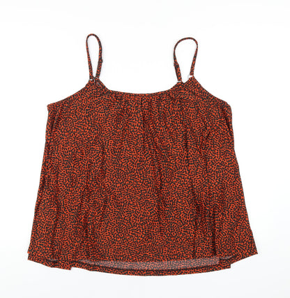 Womens UK Size 20 NEXT Orange Camisole T-Shirt