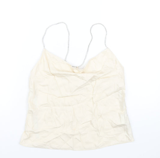 Womens UK Size S H&M Ivory Camisole Blouse