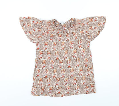 Womens UK Size 6 NEXT Multicoloured Basic T-Shirt