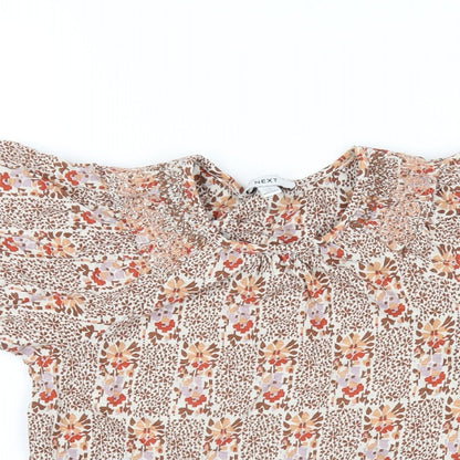 Womens UK Size 6 NEXT Multicoloured Basic T-Shirt