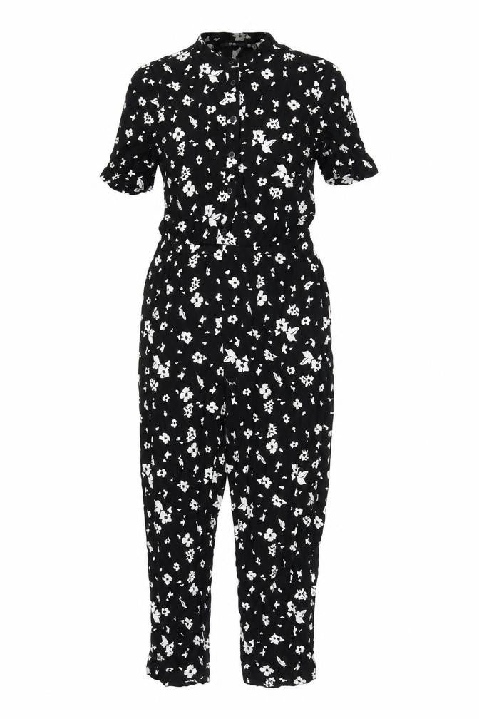 Womens UK Size XS Uniqlo One-Piece Black Jumpsuit