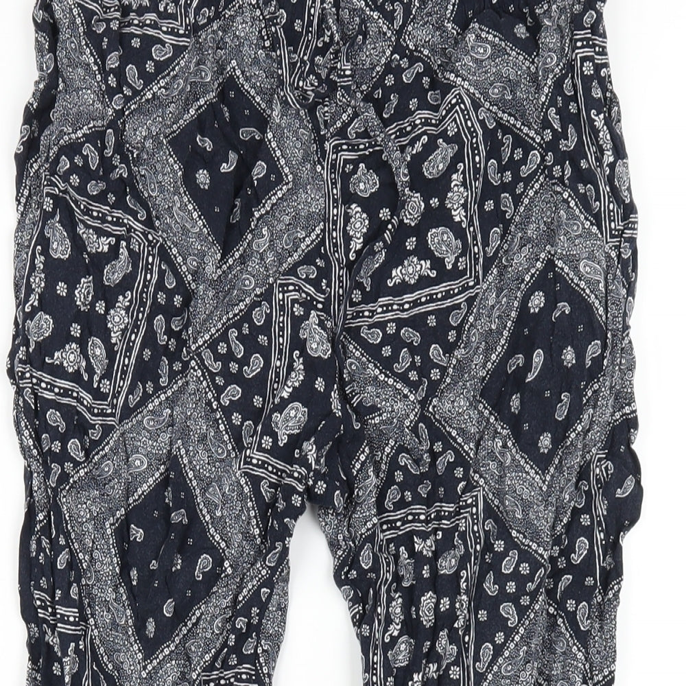 Womens UK Size S Uniqlo Regular Fit  Blue Trousers