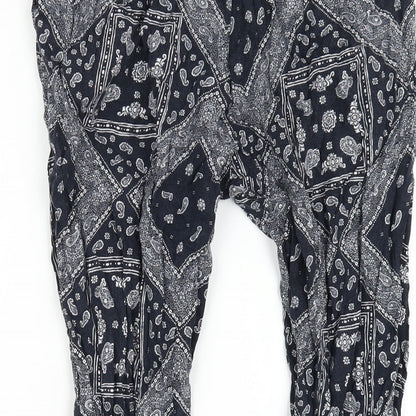 Womens UK Size S Uniqlo Regular Fit  Blue Trousers