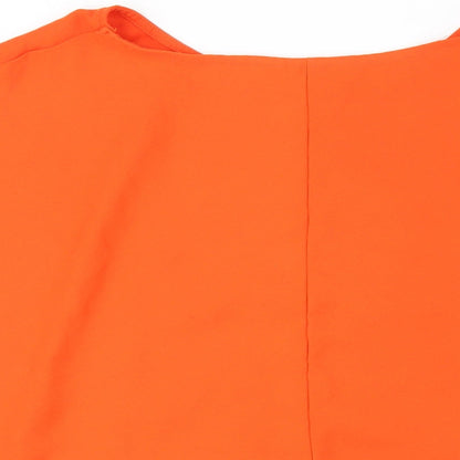 Womens UK Size 18 Lipsy Orange Basic T-Shirt