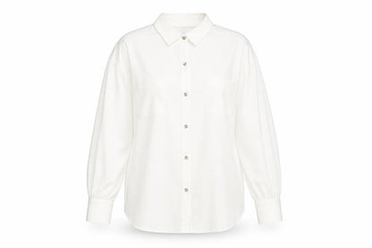 Womens UK Size 16 Debenhams Ivory Basic Button-Up