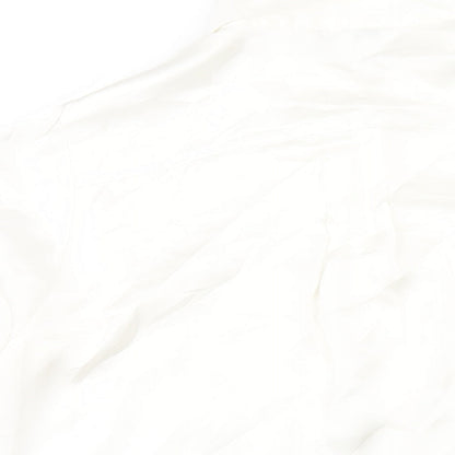 Womens UK Size 16 Debenhams Ivory Basic Button-Up
