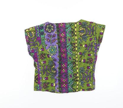 Womens UK Size 16 Principles Multicoloured Basic Button-Up