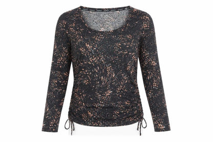Goodmove Womens Multicoloured Polyester Basic T-Shirt Size 8 Scoop Neck