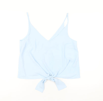 Womens UK Size 10 ASOS Blue Camisole T-Shirt