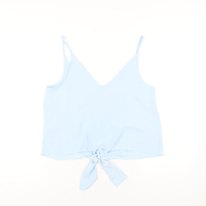 Womens UK Size 10 ASOS Blue Camisole T-Shirt