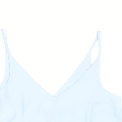 Womens UK Size 10 ASOS Blue Camisole T-Shirt
