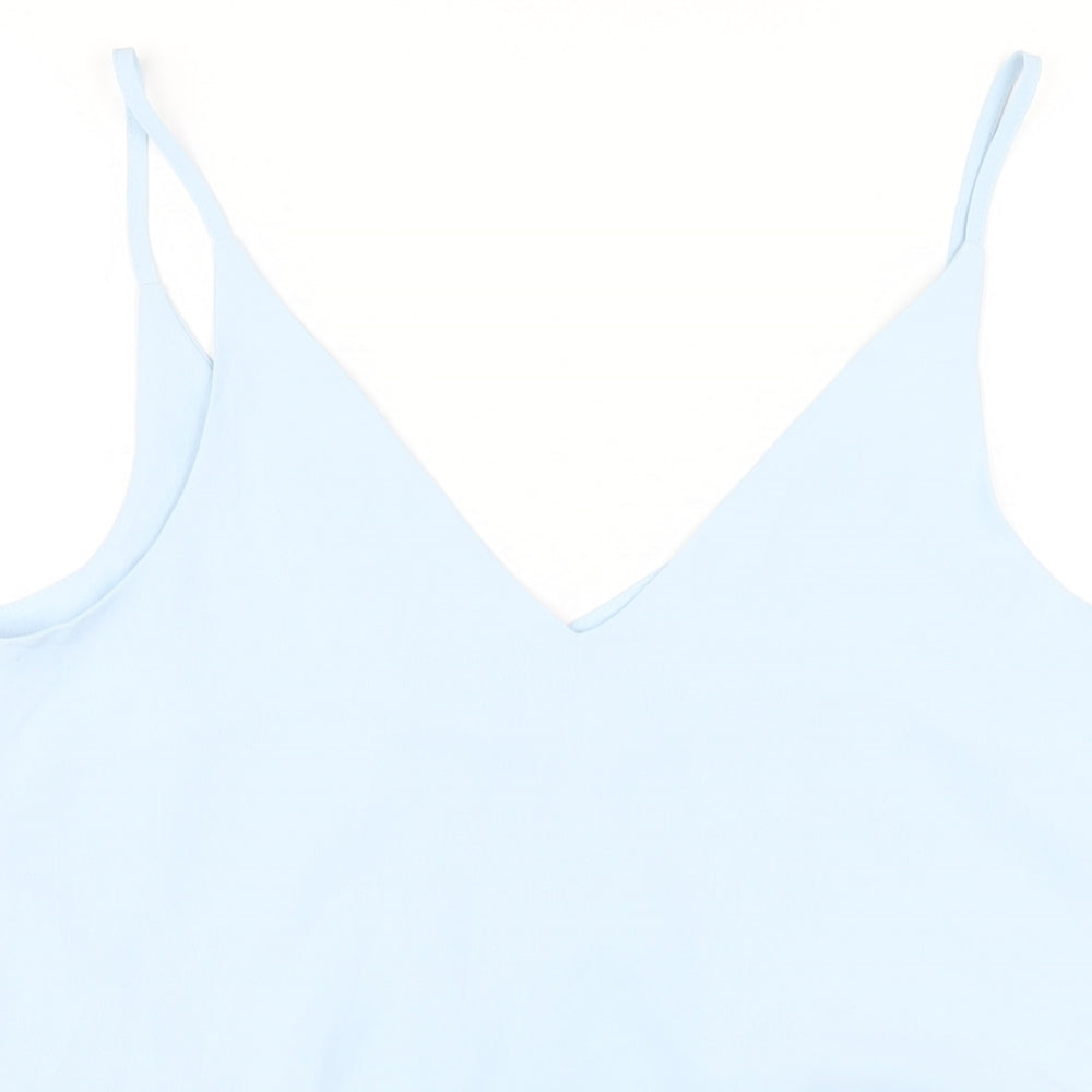 Womens UK Size 10 ASOS Blue Camisole T-Shirt