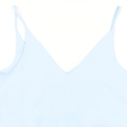 Womens UK Size 10 ASOS Blue Camisole T-Shirt