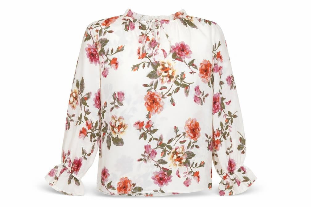 Womens UK Size S Violet & Claire Ivory Basic Blouse