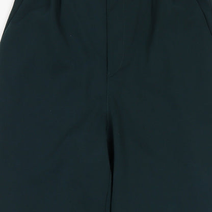 Dressberry Womens Green Polyester Trousers Size 28 in L28 in Regular Zip