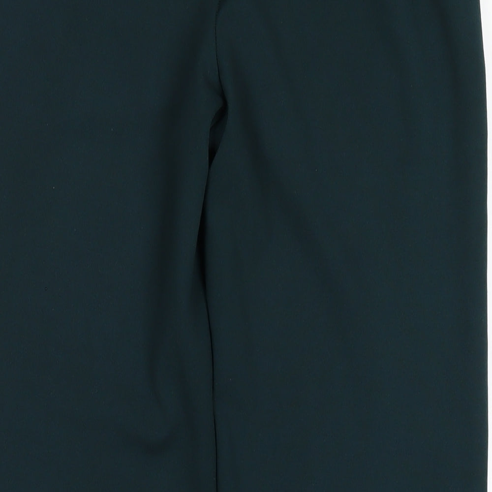 Dressberry Womens Green Polyester Trousers Size 28 in L28 in Regular Zip