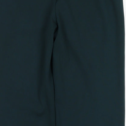 Dressberry Womens Green Polyester Trousers Size 28 in L28 in Regular Zip