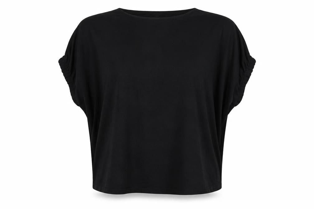 Womens UK Size 24 JD Williams Black Basic T-Shirt