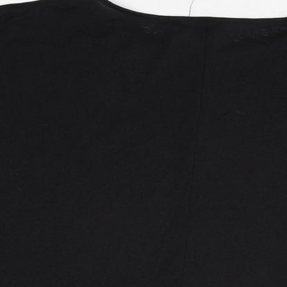 Womens UK Size 24 JD Williams Black Basic T-Shirt