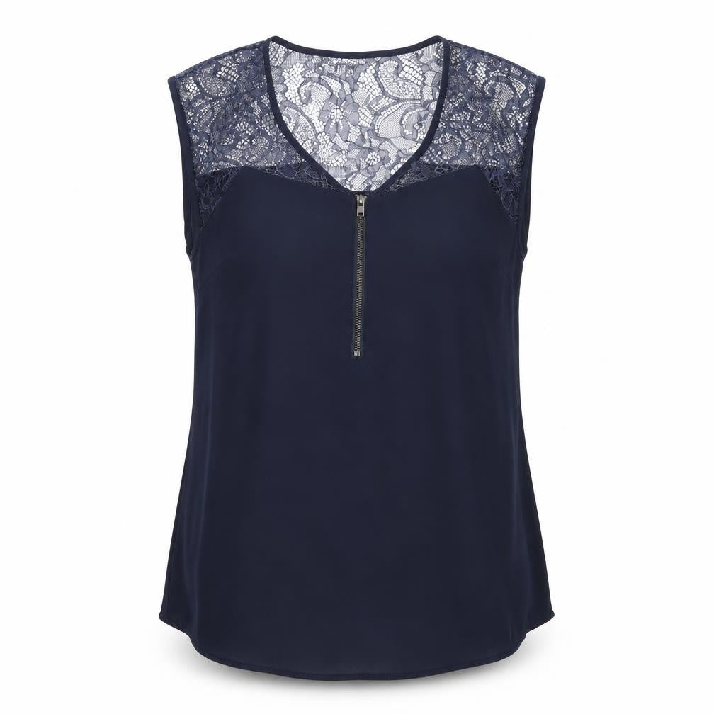 Womens UK Size 10 Warehouse Blue Basic Blouse