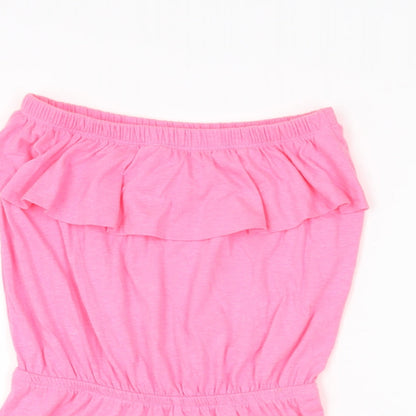 Free spirit Girls Pink Polyester Playsuit One-Piece Size 11-12 Years L3 in Pullover