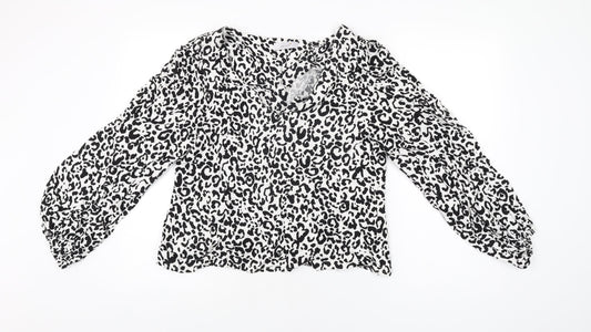 Womens UK Size 12 Per Una White Basic Blouse