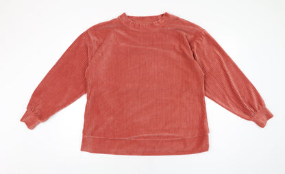 Womens UK Size 12 ASOS Pink Basic T-Shirt