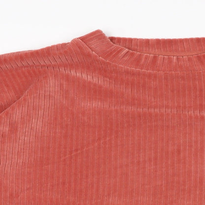 Womens UK Size 12 ASOS Pink Basic T-Shirt