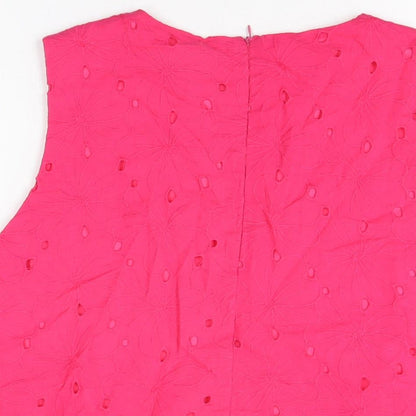 Womens UK Size XL Lakeland Pink Basic T-Shirt