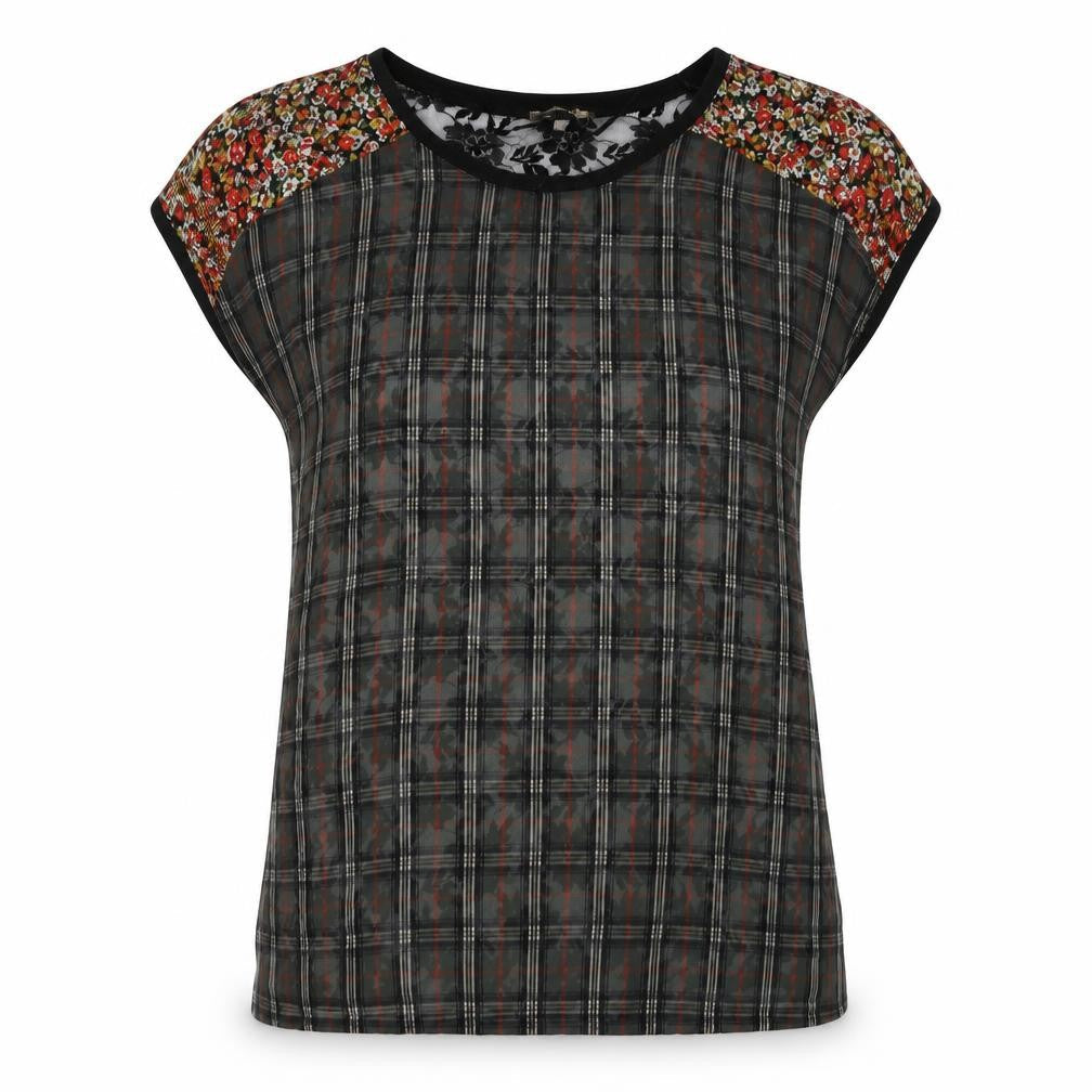 Womens UK Size S Zara Green Basic T-Shirt