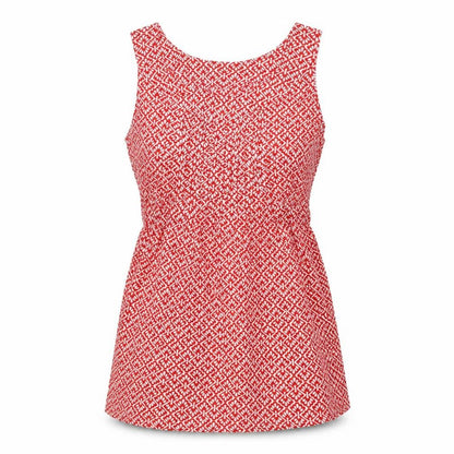 Womens UK Size S JoJo Maman Bébé Red Basic T-Shirt