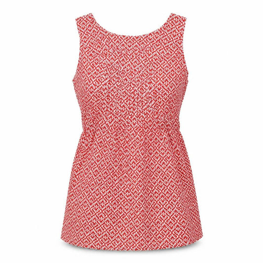 Womens UK Size S JoJo Maman Bébé Red Basic T-Shirt