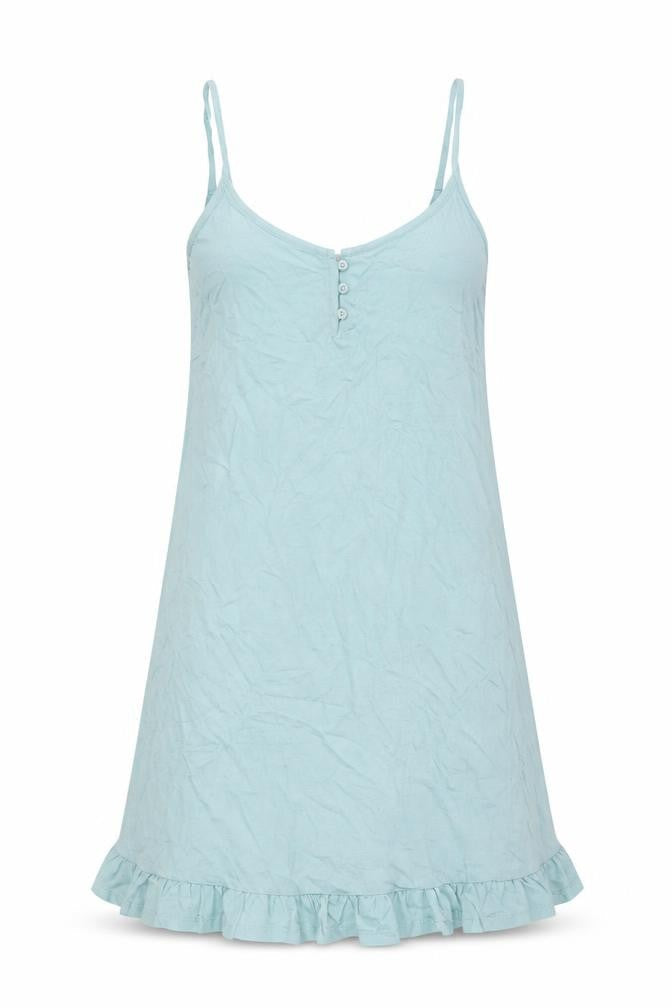 Marks and Spencer Womens Blue Solid Cotton Top Dress Size XS