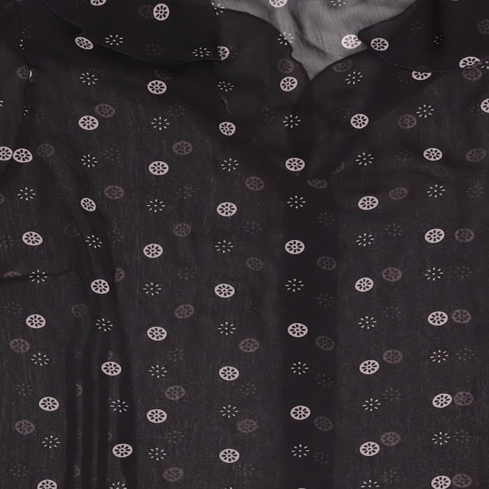 Womens UK Size 20 Marks and Spencer Brown Basic Button-Up