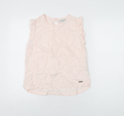Womens UK Size 10 Quba & Co Pink Basic T-Shirt