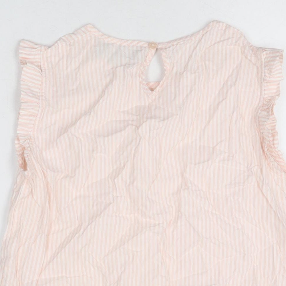Womens UK Size 10 Quba & Co Pink Basic T-Shirt