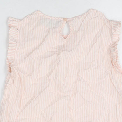 Womens UK Size 10 Quba & Co Pink Basic T-Shirt