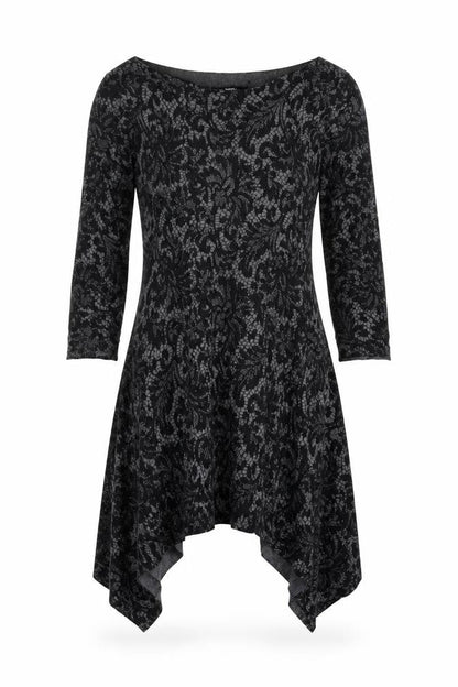 Womens UK Size 12 Marks and Spencer Grey Tunic Jumper