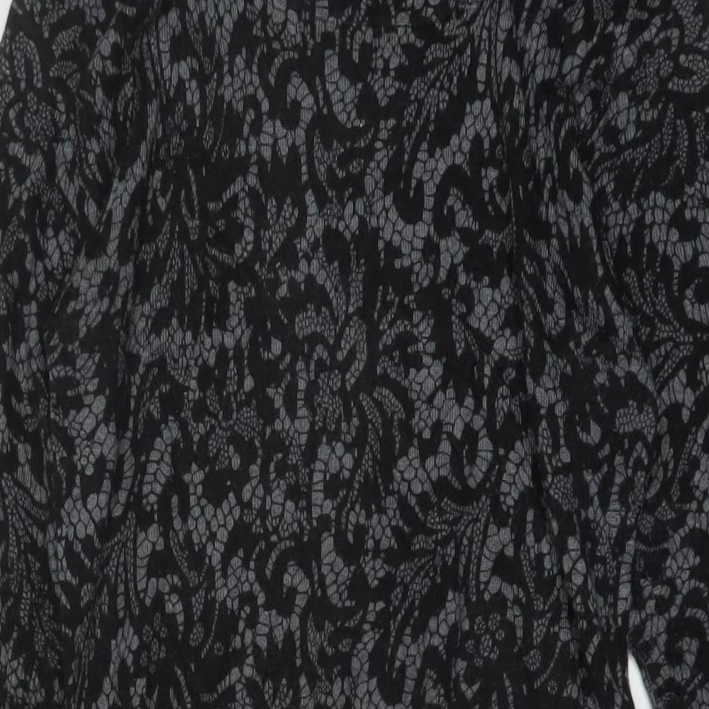 Womens UK Size 12 Marks and Spencer Grey Tunic Jumper