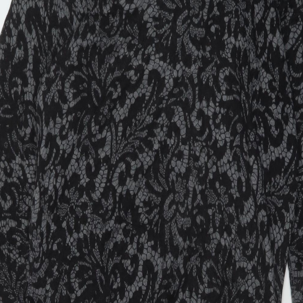 Womens UK Size 12 Marks and Spencer Grey Tunic Jumper