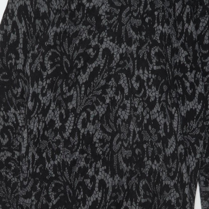 Womens UK Size 12 Marks and Spencer Grey Tunic Jumper
