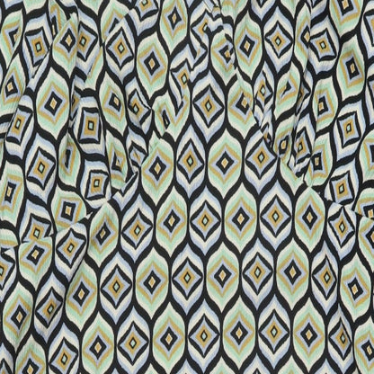 Dorothy Perkins Womens Multicoloured Geometric Polyester Sheath Size 20 V-Neck Pullover