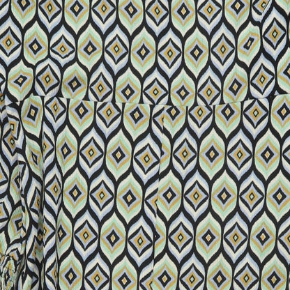 Dorothy Perkins Womens Multicoloured Geometric Polyester Sheath Size 20 V-Neck Pullover