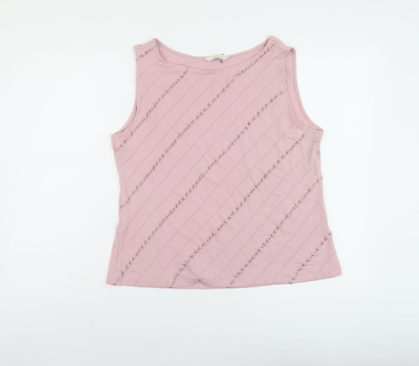 Womens UK Size 20 Marks and Spencer Pink Basic Tank
