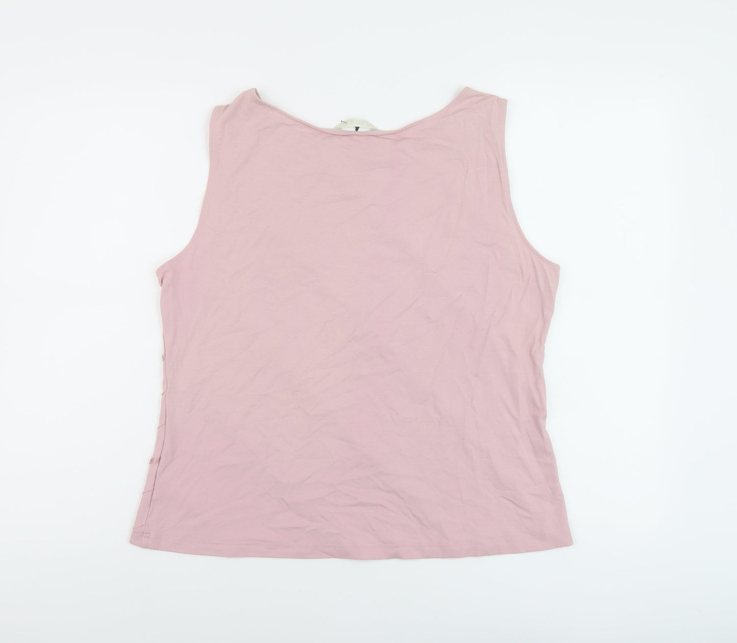 Womens UK Size 20 Marks and Spencer Pink Basic Tank