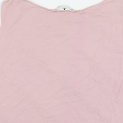 Womens UK Size 20 Marks and Spencer Pink Basic Tank