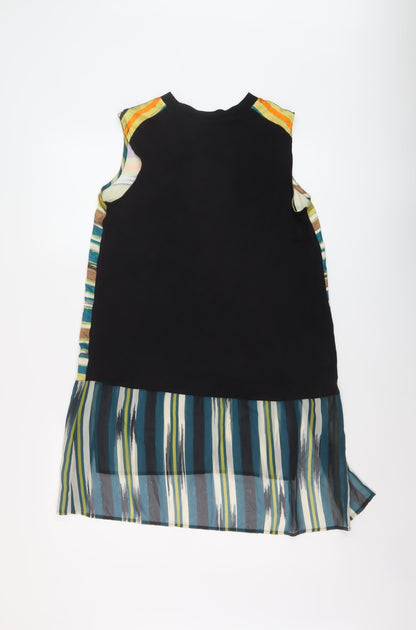Womens UK Size 10 Per Una Multicoloured Tunic Tank