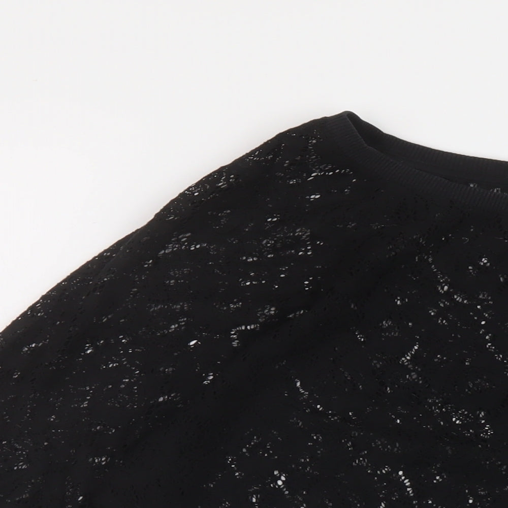 Womens UK Size 12 NEXT Black Basic Blouse