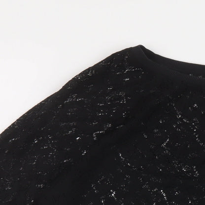 Womens UK Size 12 NEXT Black Basic Blouse
