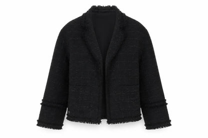 Womens UK Size 10 River Island Black Jacket